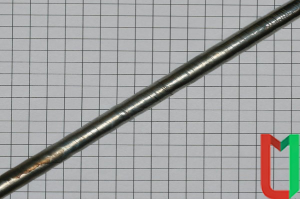 Гафниевый пруток ГФИ-1 81 мм